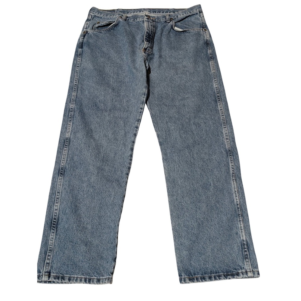 Wrangler Jeans‎ Mens 38x29 Blue 96501DS Straight Leg Vintage Medium Wash Denim